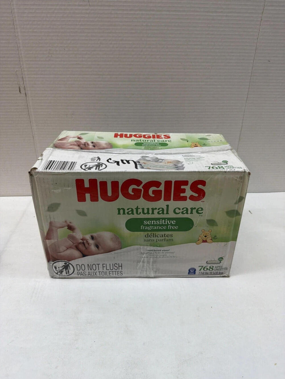 ~ Huggies Natural Care Sensitive Baby Wipes, Unscented (12 pack) (768 wipes)
